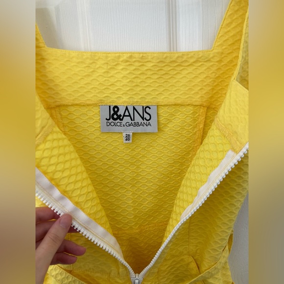 Authentic Dolce & Gabbana Yellow Sun Dress - Picture 3 of 4